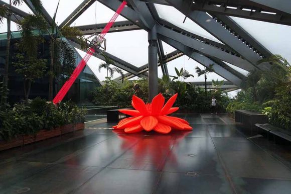 Inflatable Flower Orange