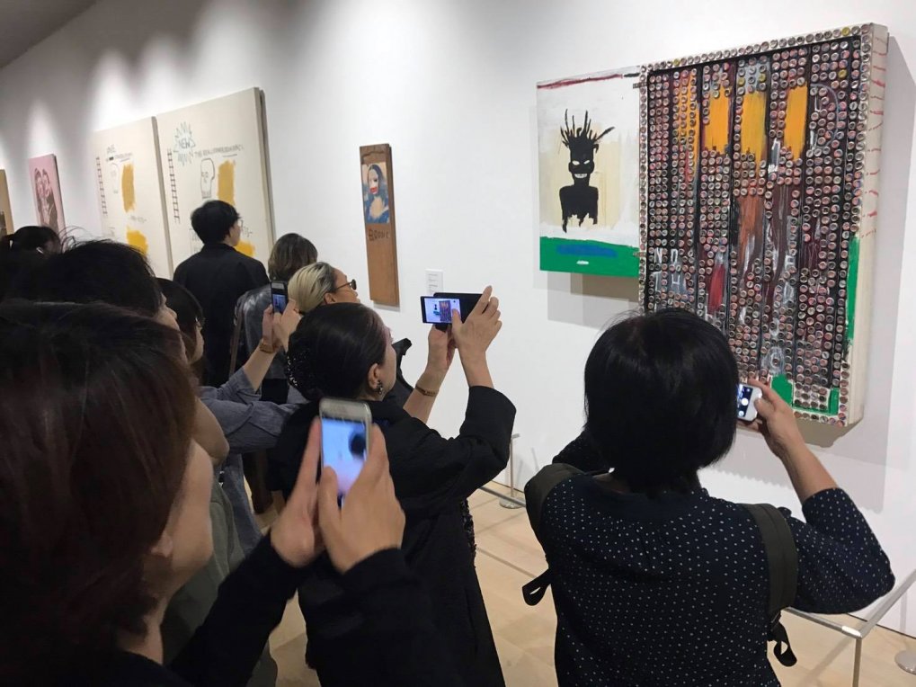 Jean-Michel Basquiat and Wisut Ponnimit at Mori Art Museum