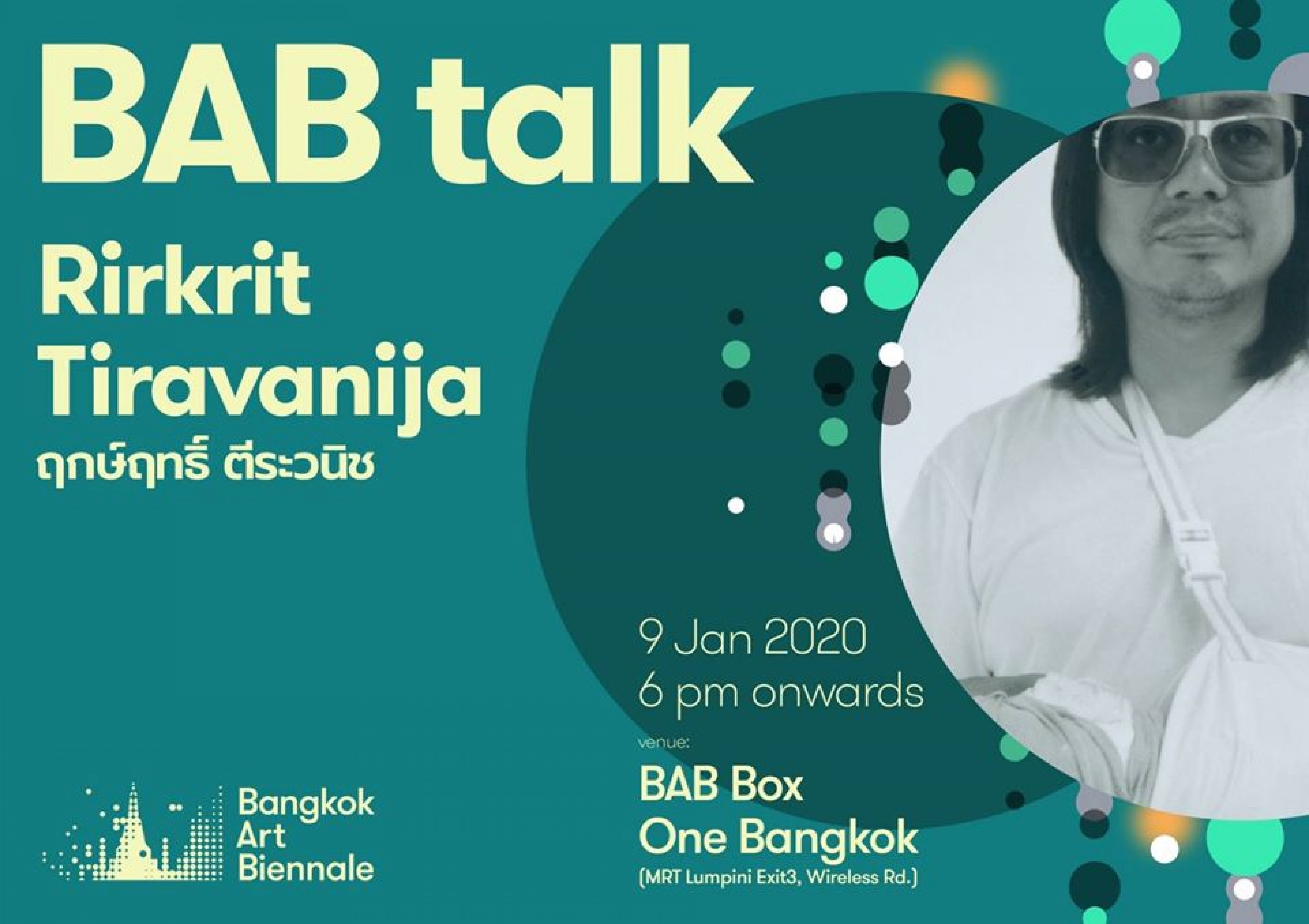 BAB TALK #25 with Rirkrit Tiravanija