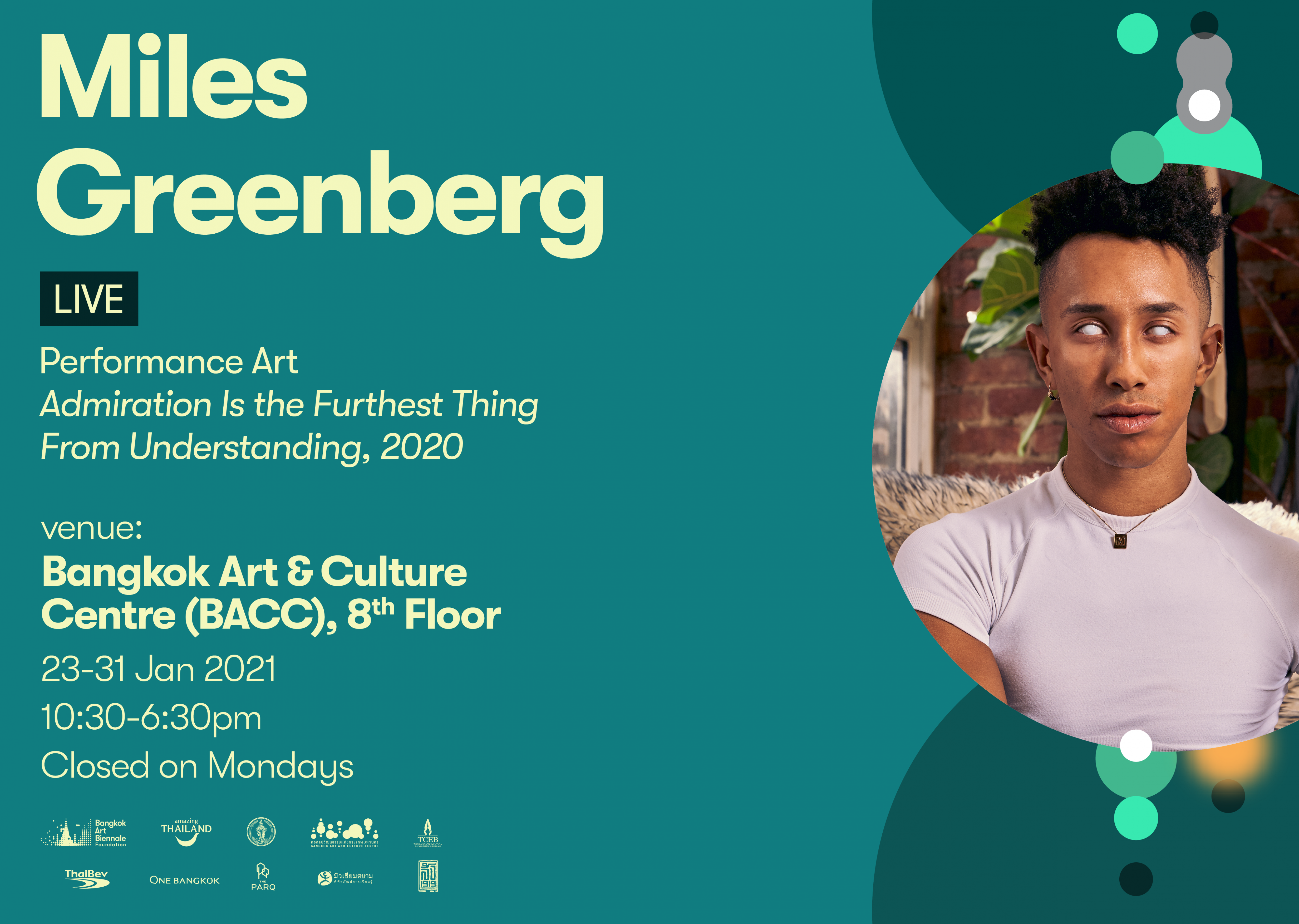 Admiration Is the Furthest Thing From Understanding | Live Performance by Miles Greenberg